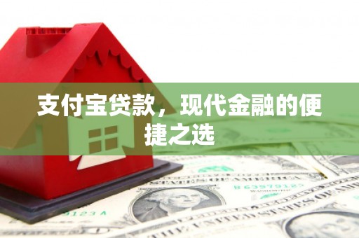 横峰支付宝贷款，现代金融的便捷之选