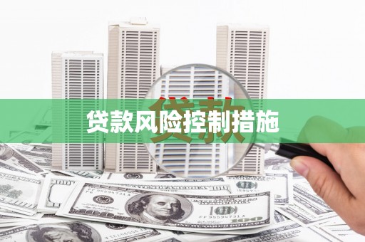 横峰贷款风险控制措施