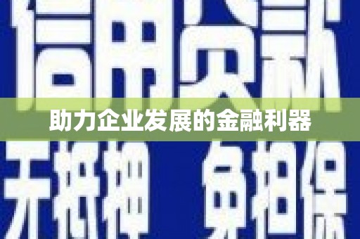 横峰助力企业发展的金融利器